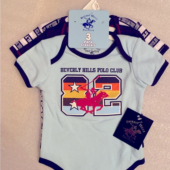 New with tags 3 piece boys creepers 3/6 m - Picture 1 of 6